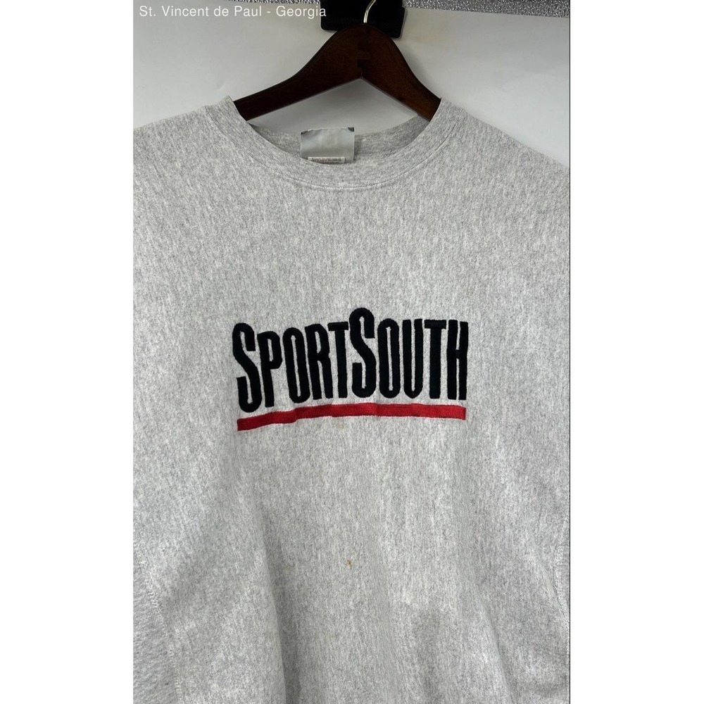 Lee Vintage SportSouth Sweatshirt Men's Large Grey 90s